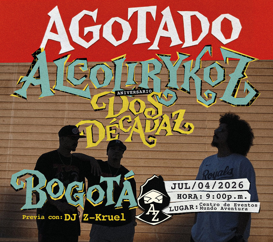 Alcolirykoz Dos Décadaz en Centro de Eventos Mundo Aventura - Bogotá - 4 de julio de 2026
