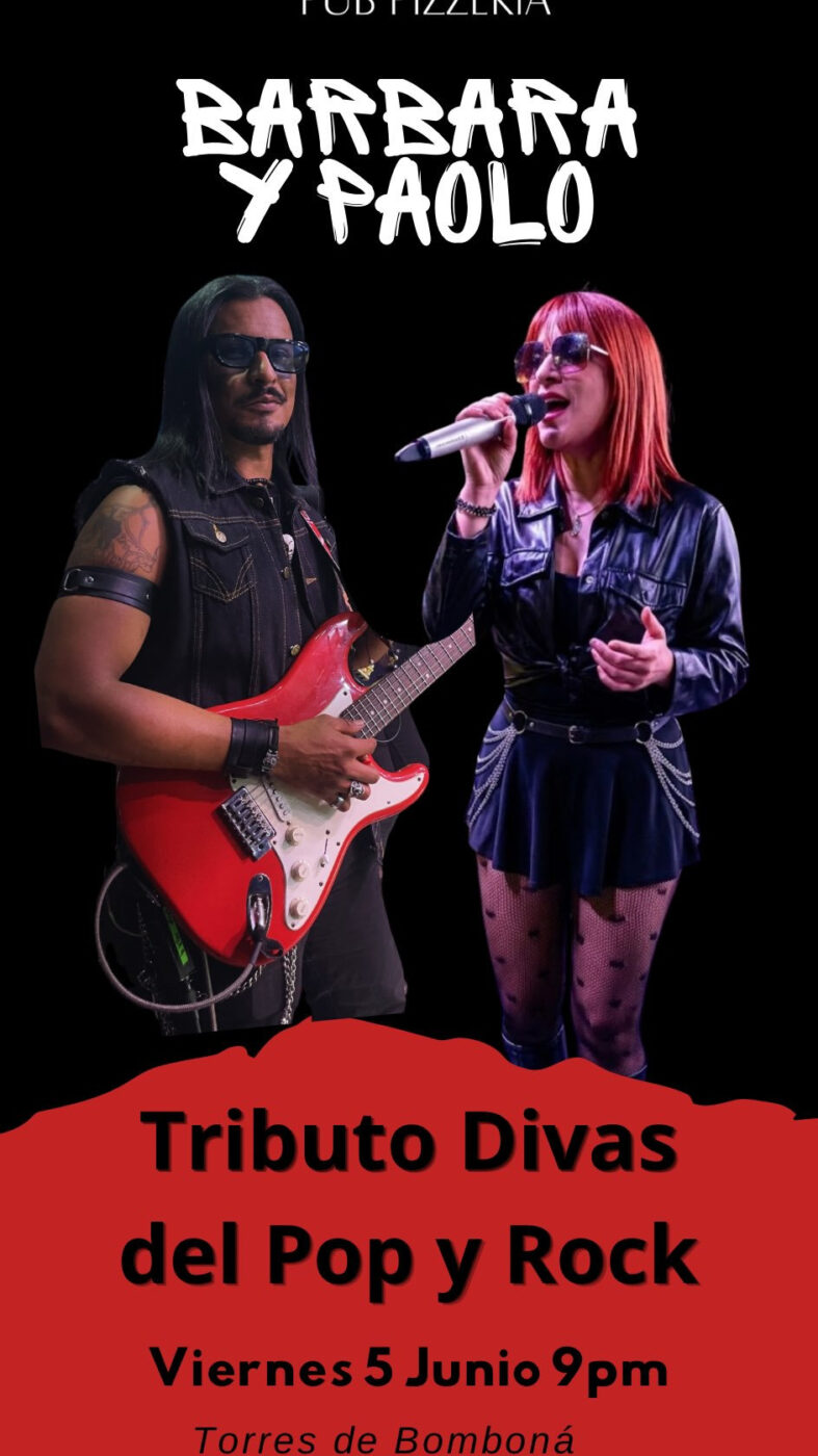 Barbara y Paolo - Tributo Divas del Pop y Rock en Torres de Bomboná - 5 de junio de 2026