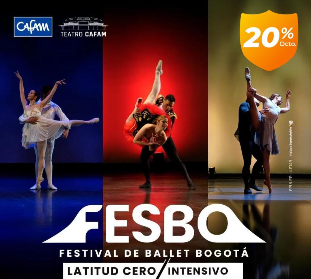 Fesbo 2026 en Teatro Cafam - Av. Car 68 No. 90 - 88 - Bogotá - 20 de julio de 2026