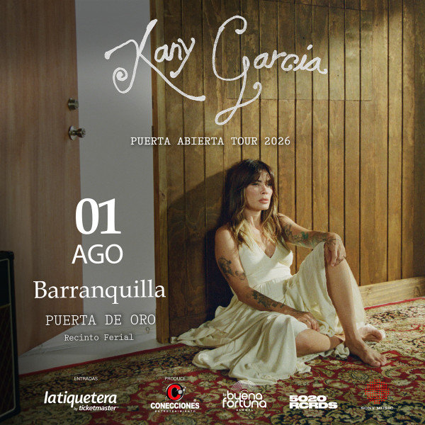 Kany García en Barranquilla en Puerta de Oro Recinto Ferial - Barranquilla, Atl - 1 de agosto de 2026