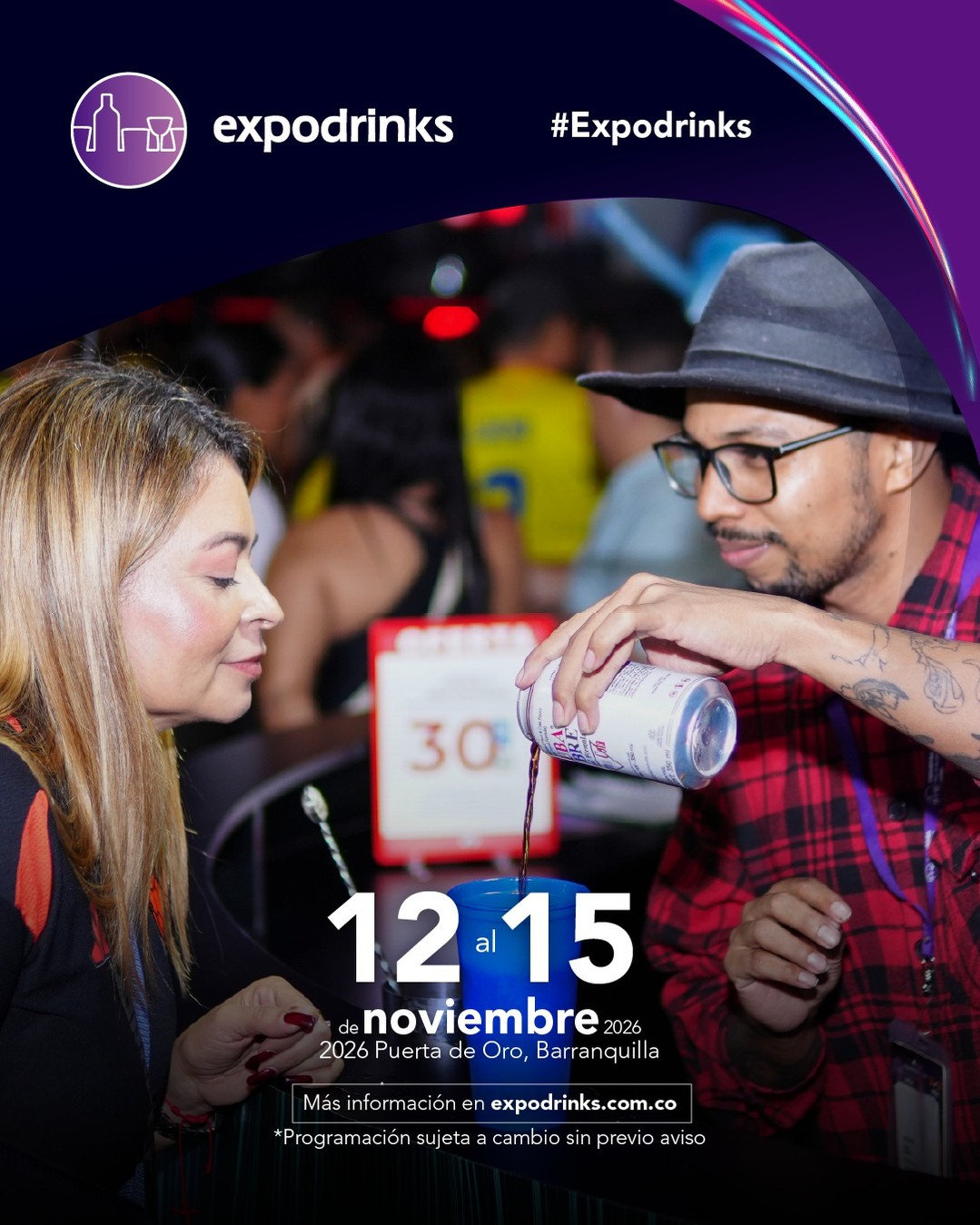 Expodrinks en Puerta de Oro, Barranquilla - 12 de noviembre de 2026