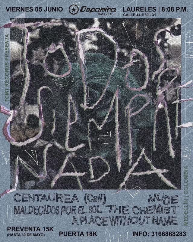 Centaurea (Cali) - Maldecidos por el Sol - The Chemist - a Place Without Name en Laureles - Calle 44 # 80 - 31