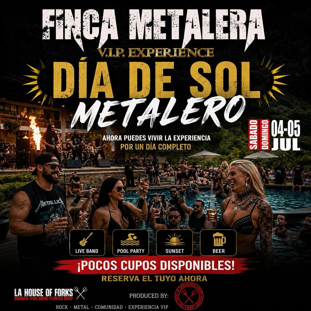 Finca Metalera - Día de Sol Metalero V.i.p Experience en La House Of Forks - San Jerónimo, Antioquia