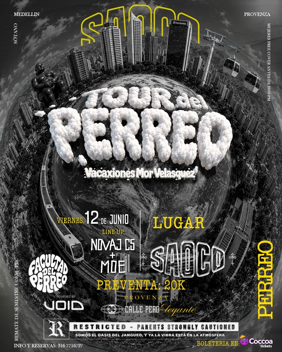 Tour Perreó - Vacaciones Mor Velásquez en Sadcd - Provenza, Poblado