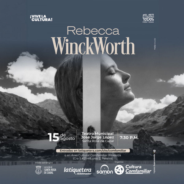 Rebecca Winckworth - la Irlandesa en Teatro Municipal José Jorge López - Santa Rosa de Cabal, Ris
